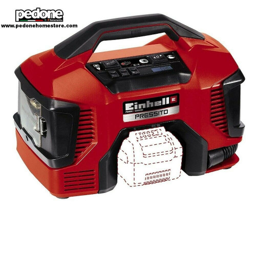 Einhell 4020460 Compressore Portatile Pressito 11 Bar Corrente E Batteria Power