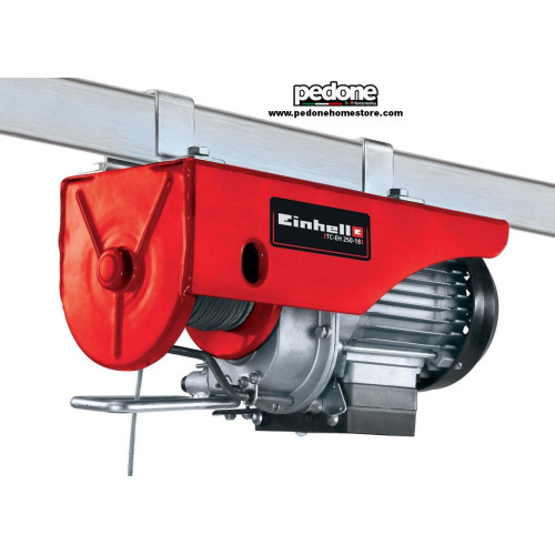 Paranco elettrico 500W capacità 250 kg Argano Montacarichi EINHELL TC-EH 250-18