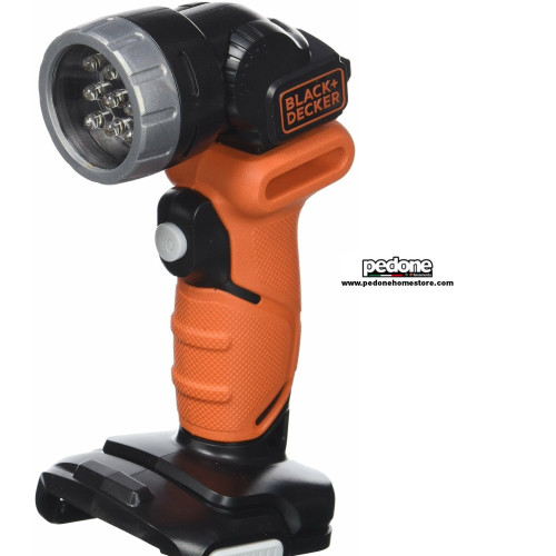 BLACK+DECKER BDCCF12N XJ TORCIA 12V CON TESTA PIVOTANTE A 90 UNITA' SENZA BATTERIA