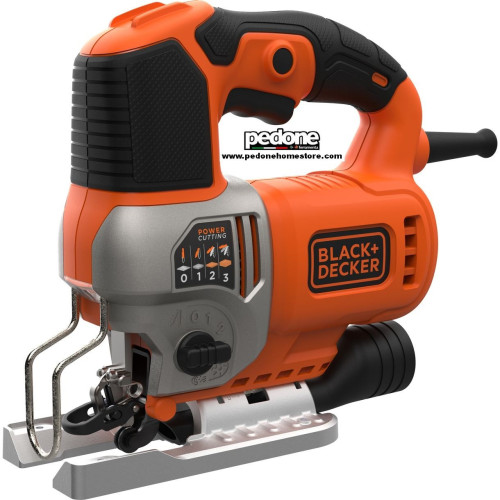 Black&Decker Seghetto alternativo 650W BES610 azione pendolare con 2 lame
