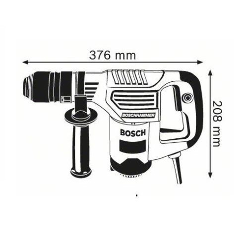 BOSCH GSH 3 E MARTELLO DEMOLITORE SCALPELLATORE SDS-PLUS PROFESSIONAL 650W 2,6J