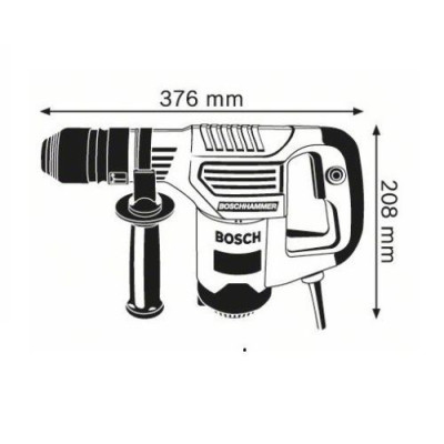 BOSCH GSH 3 E MARTELLO DEMOLITORE SCALPELLATORE SDS-PLUS PROFESSIONAL 650W 2,6J