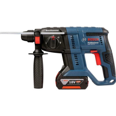 BOSCH GBH 18V-20 TRAPANO TASSELLATORE MART. DEMOLITORE SDS PLUS 2 BATT 18 V 4 Ah