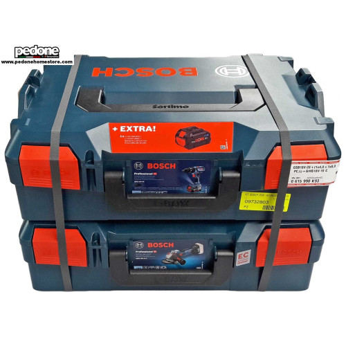 BOSCH Kit elettroutensili Bosch (trapano) GSB 18V-28 + (smerigliatrice) GWS 18V-10C - 0615990K93