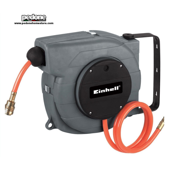 Avvolgitubo automatico Einhell DLST 9+1 da parete + tubo da 9mt per compressore