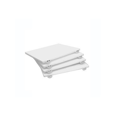 Tagliere Polietilene bianco con fermo 
