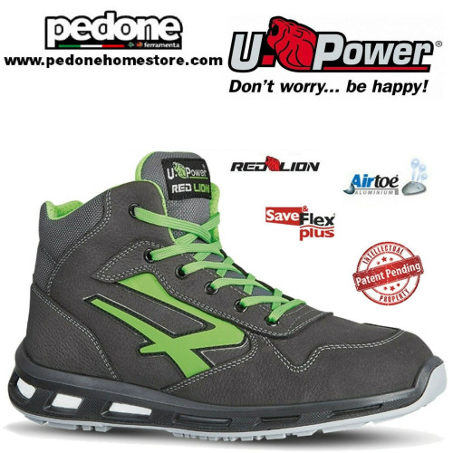 Scarpe da lavoro U Power RedLion Hummer S3 SRC UPower alte in pelle impermeabile