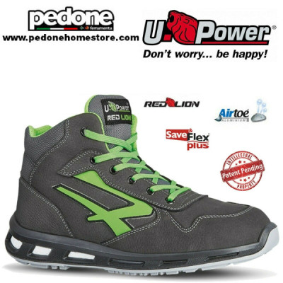 Scarpe da lavoro U Power RedLion Hummer S3 SRC UPower alte in pelle impermeabile