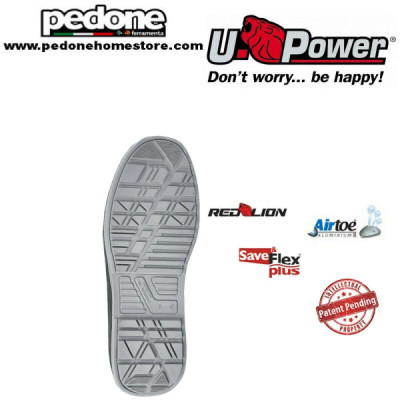 Scarpe da lavoro U Power RedLion Hummer S3 SRC UPower alte in pelle impermeabile