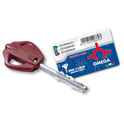 SERRATURA A CILINDRO EUROPEO MUL-T-LOCK OMEGA PLUS COMPLETA DI ACCESSORI