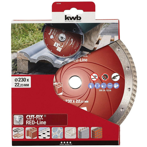 Disco Diamantato Taglio Diamante D.230 KWB Cut-Fix Red-LINE 7978-40