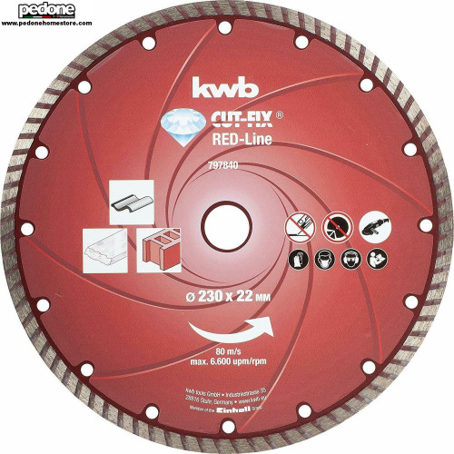 Disco Diamantato Taglio Diamante D.230 KWB Cut-Fix Red-LINE 7978-40