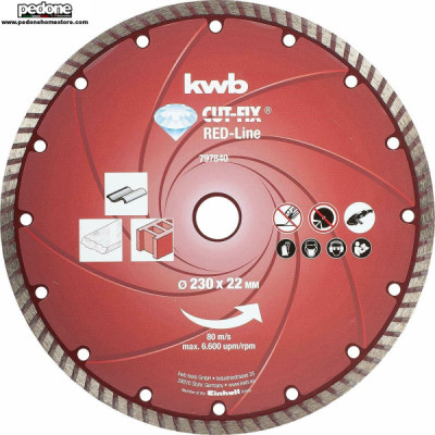 Disco Diamantato Taglio Diamante D.230 KWB Cut-Fix Red-LINE 7978-40