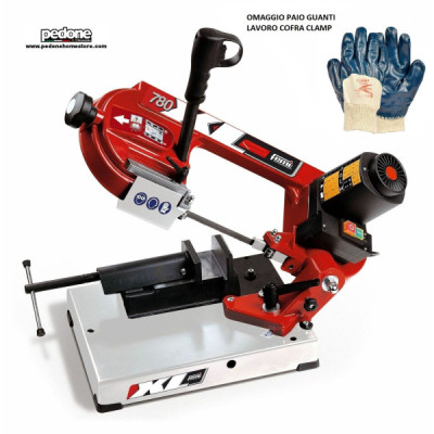 Segatrice a nastro Femi 780 XL troncatrice per ferro sega inox metallo + guanti OMAGGIO
