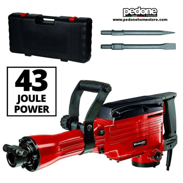 Martello demolitore Einhell TC-DH 43 Sds-HEX 1600W Scalpellatore Perforatore 43J