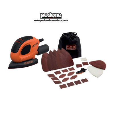 Black + Decker Levigatrice Mouse con 15 accessori e softbag BEW230BC