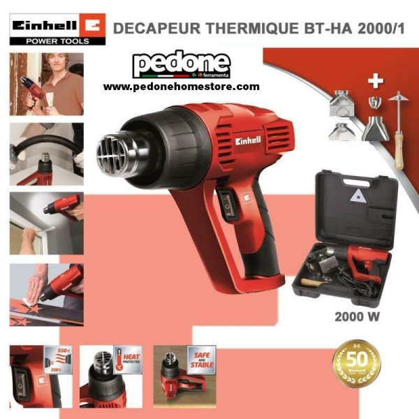 Termosoffiatore Pistola ad aria calda Einhell TH-HA 2000/1 regolabile 2000W KIT