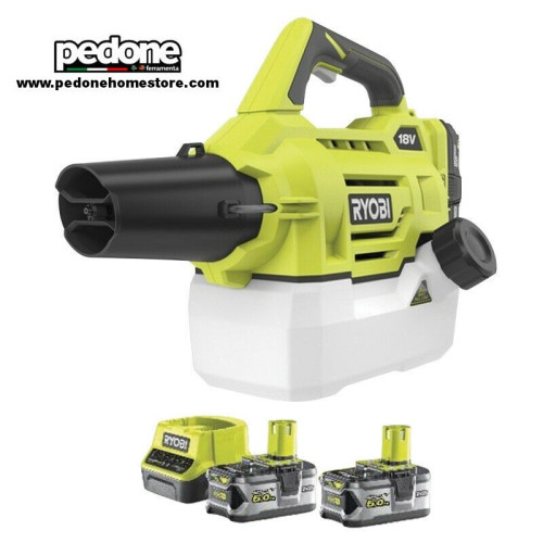 ATOMIZZATORE INTERNI ESTERNI RYOBI RY18FGA + 2 BATT 18V 5AH + CARICATORE