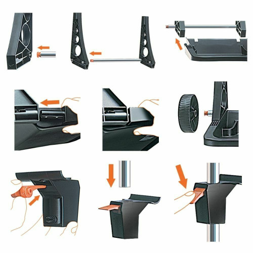 Claber Carrello Raccoglitutto Portasacco Carry Cart Eco Garden 8934 Pattumiera