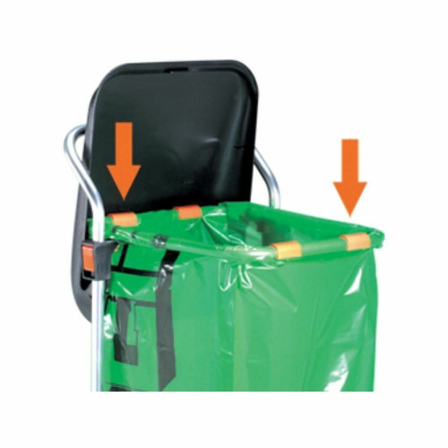 Claber Carrello Raccoglitutto Portasacco Carry Cart Eco Garden 8934 Pattumiera