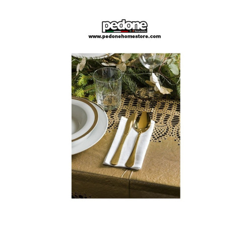 SERVIZIO 24 POSATE EFFETTO ORO TOGNANA ANTONY GOLDEN CUCINA ACCESSORI POSATERIA