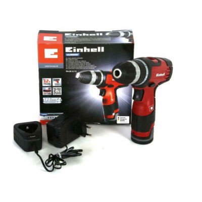 EINHELL TRAPANO AVVITATORE A BATTERIA DA 12V LITIO TH-CD 12 Li 4513650