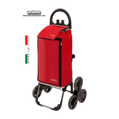 Carrello Portaspesa 3 Ruote saliscale pieghevole 40l  Amalfi Click di Aurora
