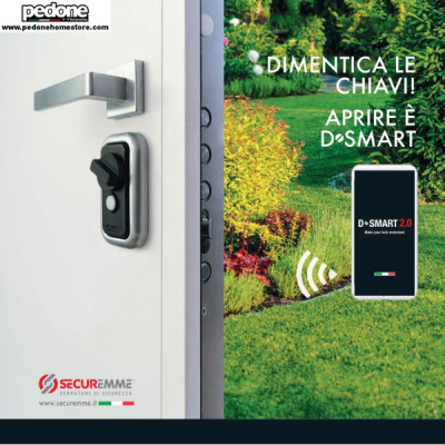 D-SMART 2.0 SISTEMA MOTORIZZATO DI SICUREZZA SMARTPHONE PER PORTE B&B HOTEL
