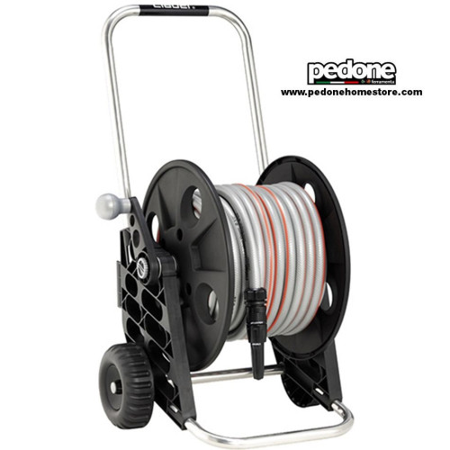 CARRELLO AVVOLGITUBO CLABER GENIUS COMPACT PRONTO 25MT 8858 TUBO USO IRRIGAZIONE C/RACCORDI