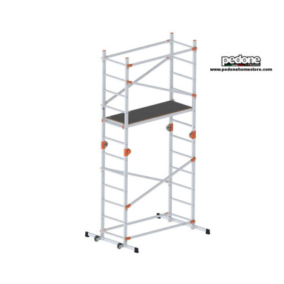 TRABATTELLO IN ALLUMINIO MULTIUSO FAST&LOCK 200 ALTEZZA MAX 4,00 MT