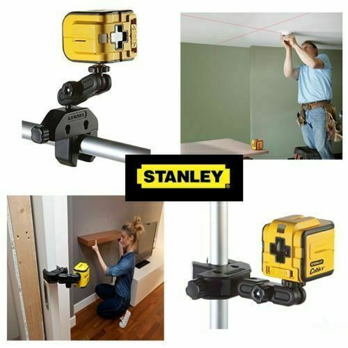 LIVELLA LASER AUTOLIVELLANTE STANLEY CUBIX RAGGIO ROSSO PORTATA 12MT STHT77498-1