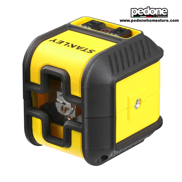 LIVELLA LASER AUTOLIVELLANTE STANLEY CUBIX RAGGIO ROSSO PORTATA 12MT STHT77498-1