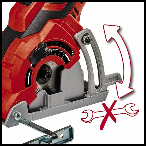 Mini Sega Circolare Einhell Sega Portatile TC-CS 89 con 3 Lame Incluse 4331030