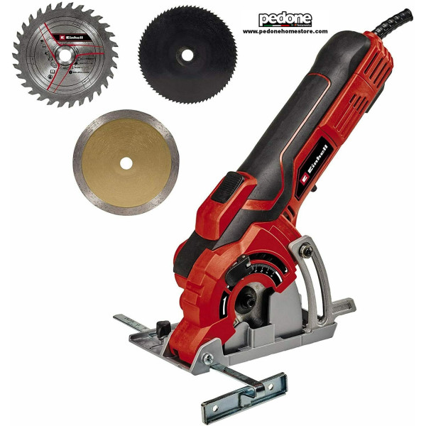 Mini Sega Circolare Einhell Sega Portatile TC-CS 89 con 3 Lame Incluse 4331030