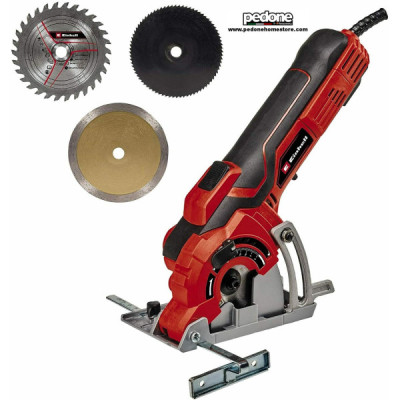 Mini Sega Circolare Einhell Sega Portatile TC-CS 89 con 3 Lame Incluse 4331030