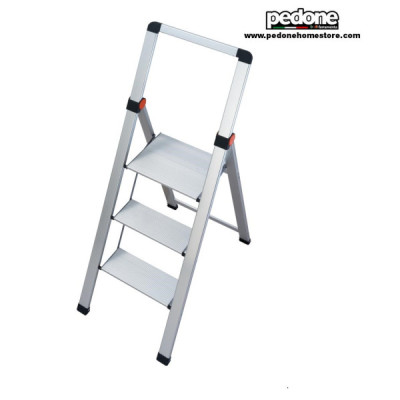 Sgabello Pieghevole Alluminio Gierre SlimStep 3 Gradini BS300