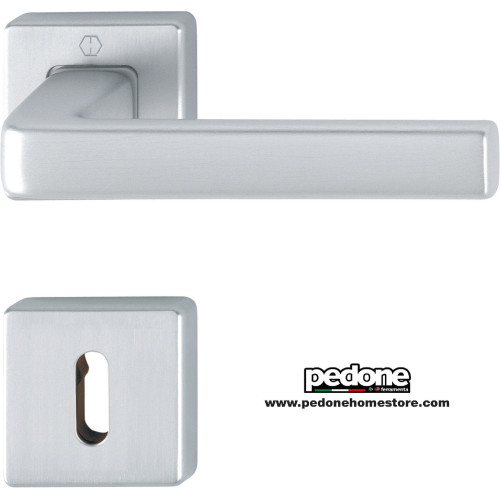 Maniglia Per Porte Dublin Hoppe Cromo Sat