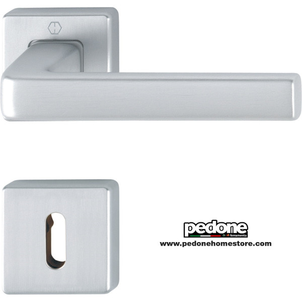 Maniglia Per Porte Dublin Hoppe Cromo Sat