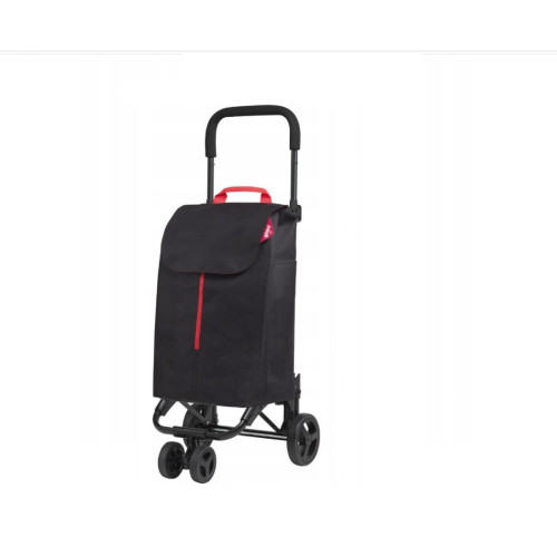 CARRELLO SPESA 4 RUOTE TWIN GRIGIO LT. 56 PORTATA 30 KG. GIMI