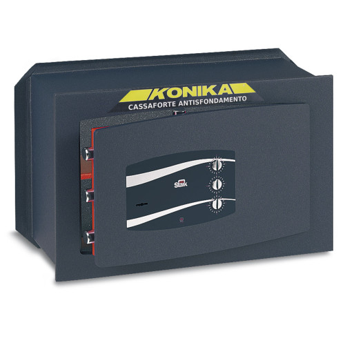 Cassaforte da Muro Stark Trial Serie 1240 Chiave e Combinatore  3 Dischi  Meccanico