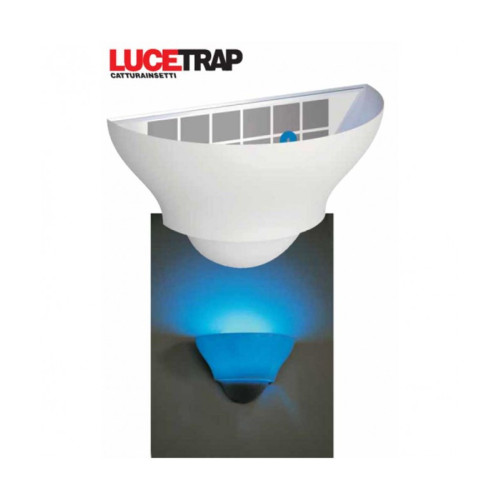 CFG E334 LUCETRAP CATTURA INSETTI CON CARTA ADESIVA LAMPADA 13W 120 MQ