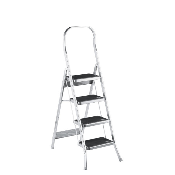 Scala Balzo Scab Scalino Alluminio 3 Piani Base Larga