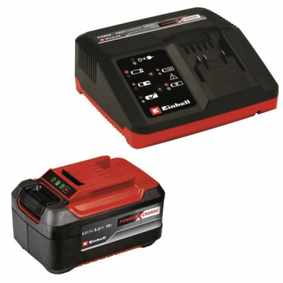 EINHELL BATTERIA di ricambio CARICABATTERIE Set PXC-Starter-Kit 5,2ah & 4a caricabatteria rapido