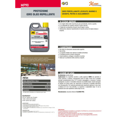 Fila Mp90 Protezione Idro Oleo Repellente Per Gres Marmo Pietra Antimacchia LT.1