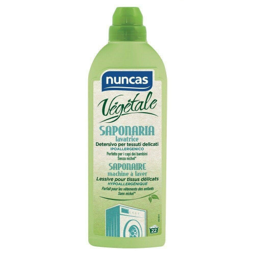 NUNCAS Vegetale saponaria lavatrice detersivo ecologico ipoallergenico 1Lt