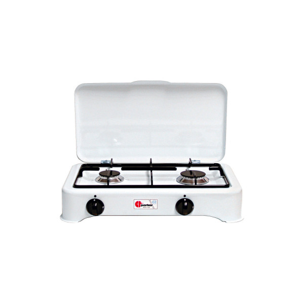 Fornello Parker 2 Fuochi GPL Smaltato Bianco PFO26BGP uso Esterno