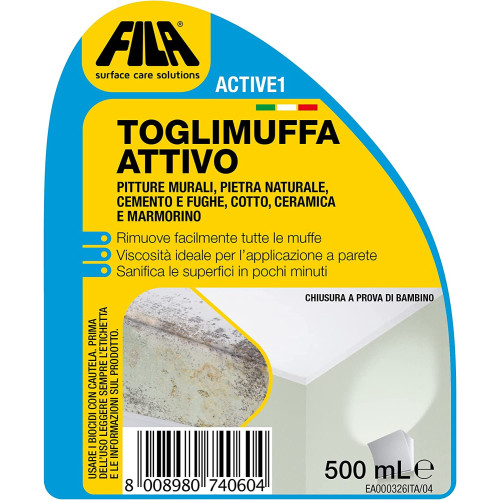 Spray Antimuffa Fila Active 1 500ml Antimuffa Spray Rimuove Rapidamente la muffa