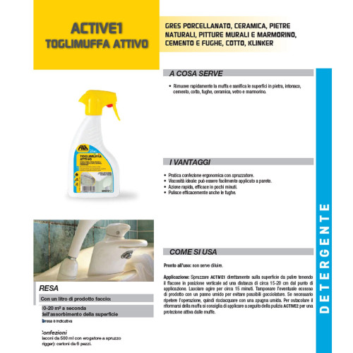 Fila Active1 + Fila Active2 Kit Antimuffa Spray Antimuffa Spray Antibatterico