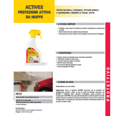 Fila Active1 + Fila Active2 Kit Antimuffa Spray Antimuffa Spray Antibatterico