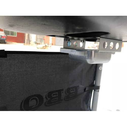 FERRABOLI BARBECUE 122X50 GAS CON COPERCHIO 2 FUOCHI ART. 78